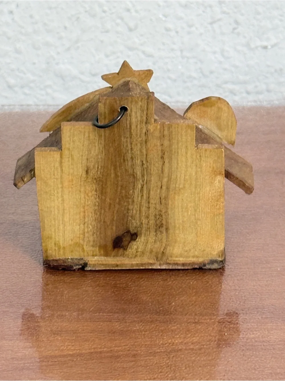 Handcrafted Mini Wooden Nativity Christmas Ornament